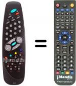 Telecomando equivalente RC1010