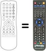 Telecomando equivalente RC112-P9 / BG