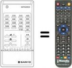 Telecomando equivalente RC254