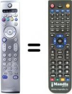 Telecomando equivalente Philips RC4303 / 01