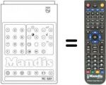 Telecomando equivalente RC5201