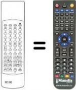 Telecomando equivalente RC590