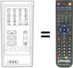 Telecomando equivalente RCIV20FACH