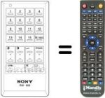 Telecomando equivalente Sony KV-1614