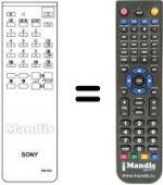 Telecomando equivalente Sony RM654