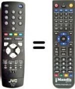 Telecomando equivalente JVC RM-C1502B-2C
