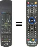 Telecomando equivalente JVC RM-C7711E