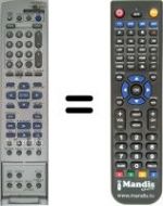 Telecomando equivalente JVC RM-SDR011E