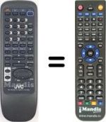 Telecomando equivalente JVC RM-SED452TRU