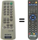 Telecomando equivalente Sony HCD-EP313