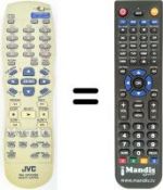 Telecomando equivalente JVC XV-N5