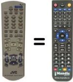 Telecomando equivalente JVC XV-FA92