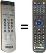 Telecomando equivalente Sony FWD42