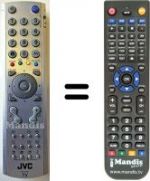 Telecomando equivalente JVC LT17E31SUG