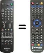 Telecomando equivalente Sony KV-25F1D