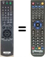 Telecomando equivalente Sony RMTD152E