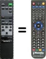 Telecomando equivalente Sony EV-C500E
