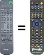 Telecomando equivalente Sony KV-21V4D