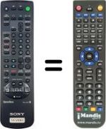 Telecomando equivalente Sony KV-21V6U