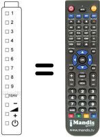 Telecomando equivalente Sharp RRMCG0125CESA