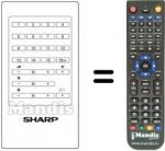 Telecomando equivalente Sharp RRMCG0251CESA