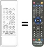 Telecomando equivalente Sharp RRMCG0618PESA