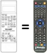 Telecomando equivalente Sharp RRMCG0662UMSA