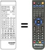 Telecomando equivalente Sharp RRMCG0682CESA