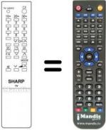 Telecomando equivalente RRMCG0777PESA