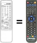 Telecomando equivalente RRMCG0892