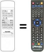 Telecomando equivalente RRMCG0952CESA