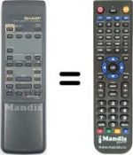 Telecomando equivalente RRMCG0960GE