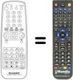 Telecomando equivalente Sharp 81FF57E