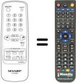 Telecomando equivalente RRMCG1488SA
