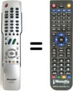 Telecomando equivalente Sharp LC-32GA4U
