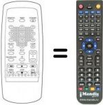 Telecomando equivalente Irradio MVS450SV