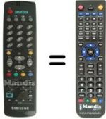 Telecomando equivalente Samsung AA59-00007B