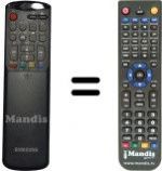 Telecomando equivalente Samsung AA59-10020M