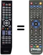 Telecomando equivalente Samsung UE40B7000WWXXN