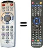 Telecomando equivalente Sanyo CXTK