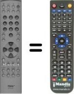 Telecomando equivalente Haier HTR-040