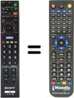 Telecomando equivalente Sony KDL-40V4000LCD