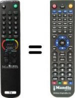 Telecomando equivalente Sony KVM-1450E