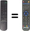 Telecomando equivalente RM861