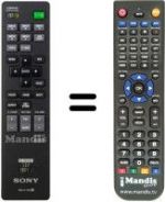 Telecomando equivalente Sony RM-PJ18