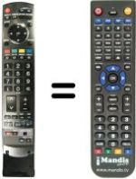Telecomando equivalente Panasonic TH-42PZ85E