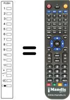 Telecomando equivalente Panasonic TNQ1420