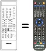 Telecomando equivalente Panasonic TNQ8E0438