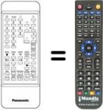 Telecomando equivalente Panasonic TNQ8E0448