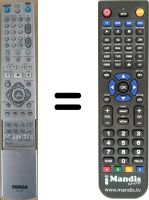 Telecomando equivalente Targa DRH-5000